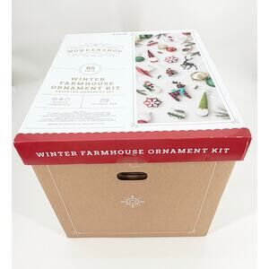 Wondershop 85pc Winter Farmhouse Ornament Kit - COMPLETE & EXCELLENT CONDITION